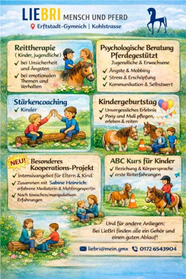 LieBri-Flyer Mensch Pferd